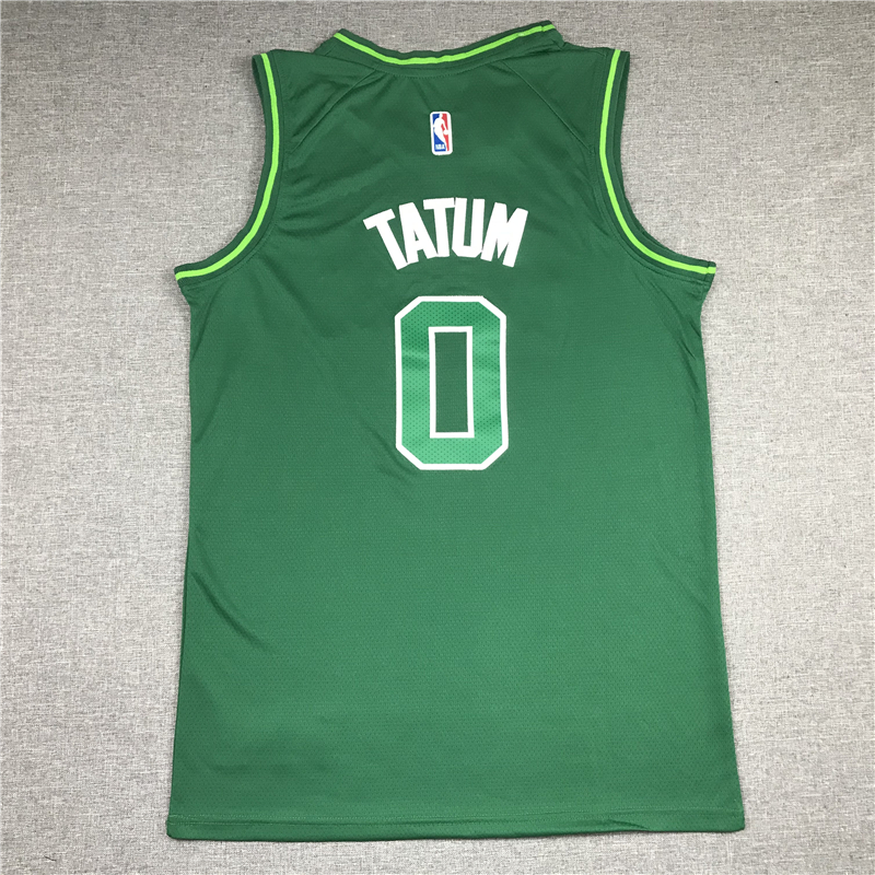 Men's Boston Celtics Jayson Tatum #0 Green Swingman Player Jersey