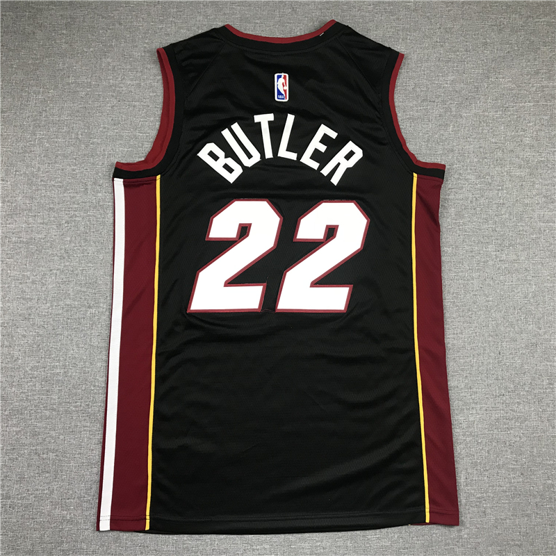 Men's Miami Heat Jimmy Butler #22 Black 2022/23 Swingman Jersey - Icon Edition