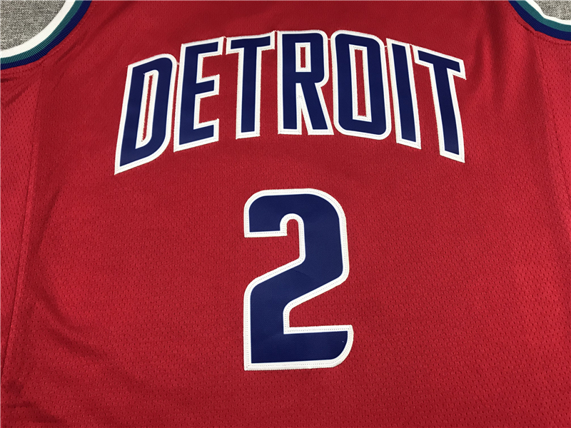 Men's Detroit Pistons Cade Cunningham Red 2021/22 Swingman Jersey - City Edition