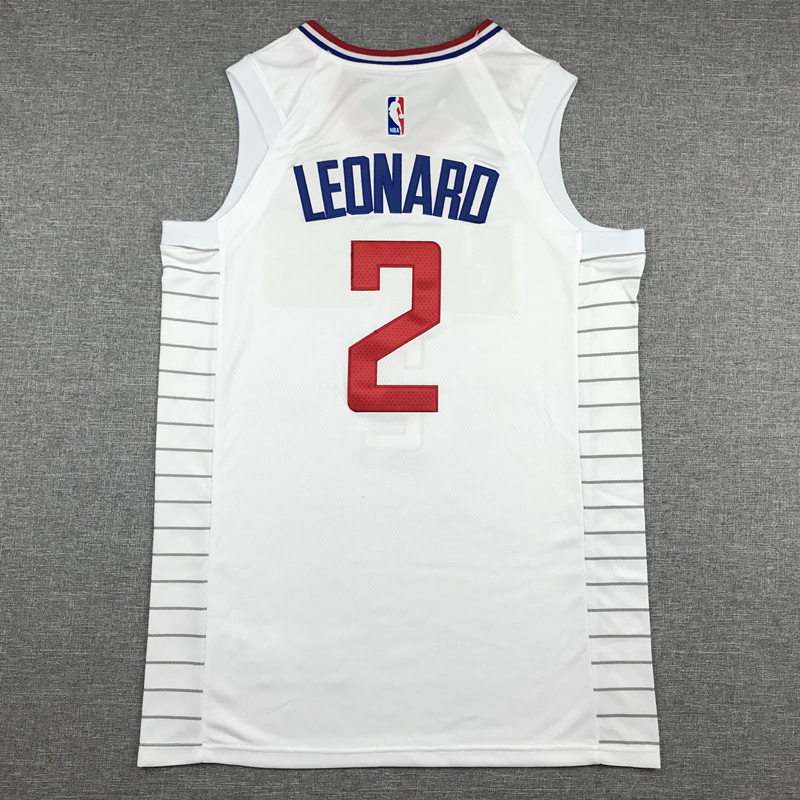 Men's LA Clippers Kawhi Leonard Nike White 2022/23 Swingman Jersey - Association Edition