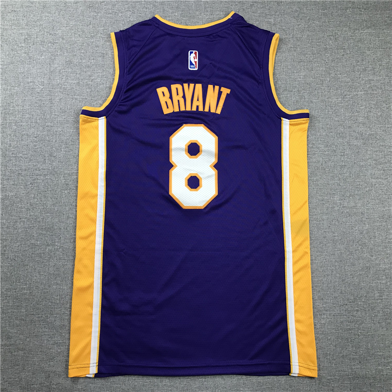 Men's Los Angeles Lakers Kobe Bryant Purple #8 Swingman Player Jersey