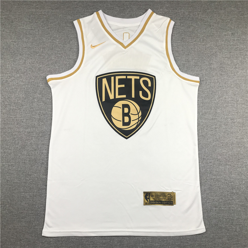 Men's Brooklyn Nets Kevin Durant #7 White Swingman Player Jersey