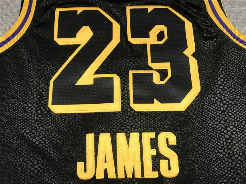 Men's Los Angeles Lakers Lebron James #23 Final Path Jersey Stitched