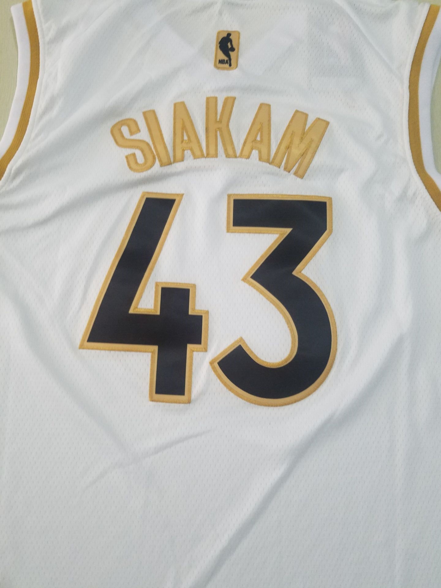 Men's Toronto Raptors Pascal Siakam White Swingman Player Jersey