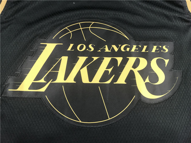 Men's Los Angeles Lakers Kobe Bryant #24 NBA Black Swingman Player Jersey
