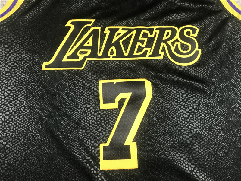 Men's Los Angeles Lakers Carmelo Anthony #7 Black City Edition Swingman Jersey