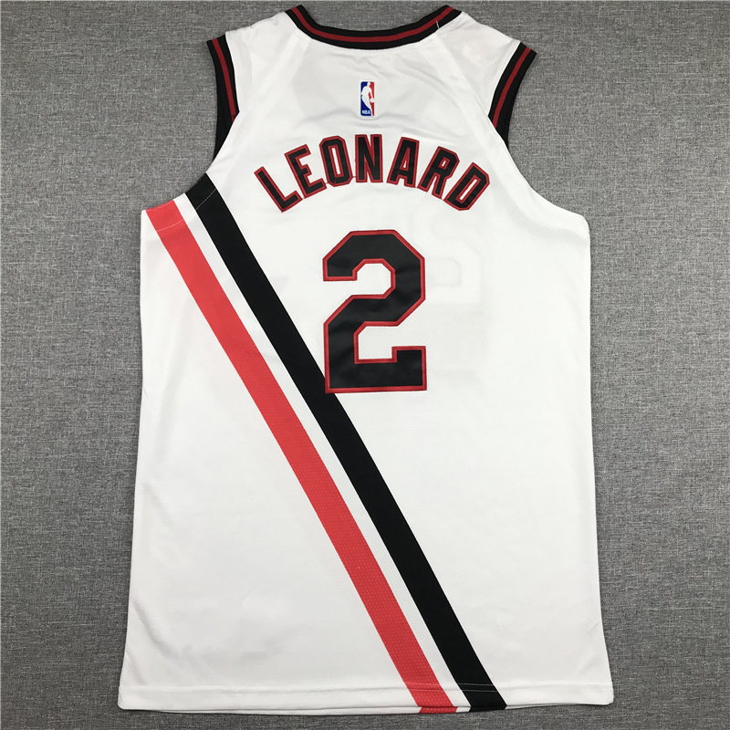 Men's LA Clippers Kawhi Leonard #2 NBA Player Jersey - Retro White