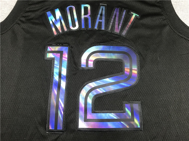 Men's Memphis Grizzlies Ja Morant #12 Black Swingman Fashion Jersey