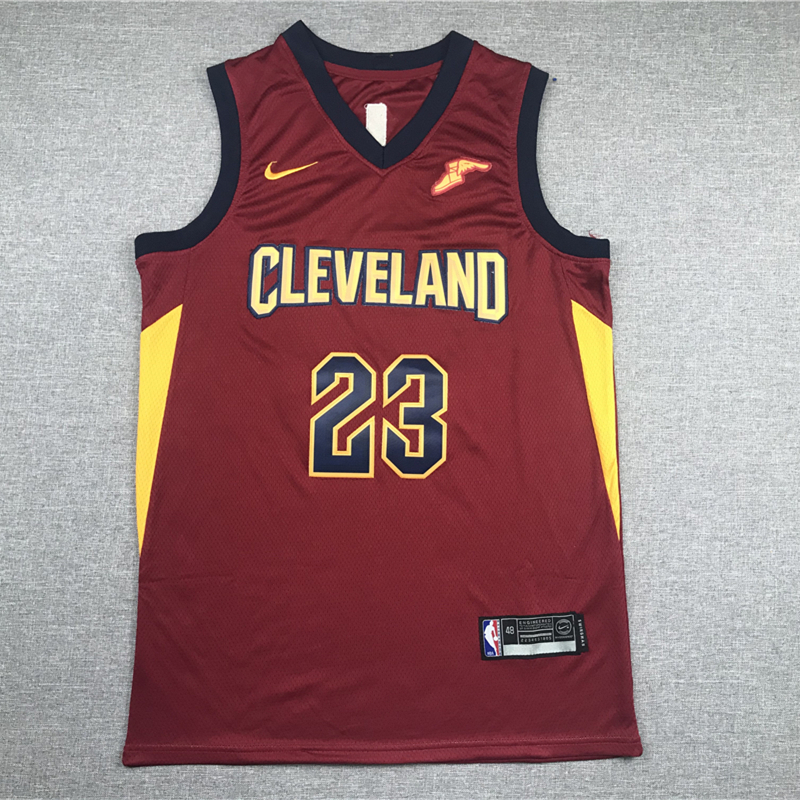 Men's Cleveland Cavaliers LeBron James #23 Red Swingman Player Jersey