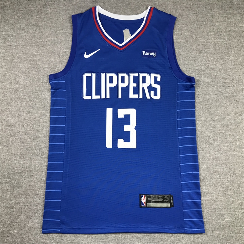Men's LA Clippers Paul George #13 Royal 2022/23 Swingman Jersey