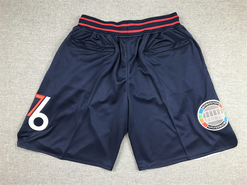 Men's Philadelphia 76ers Navy City Edition Basketball Shorts