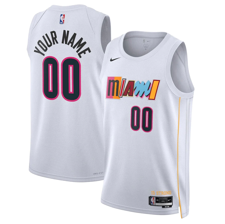 Men's Miami Heat Custom Swingman Jersey - City Edition