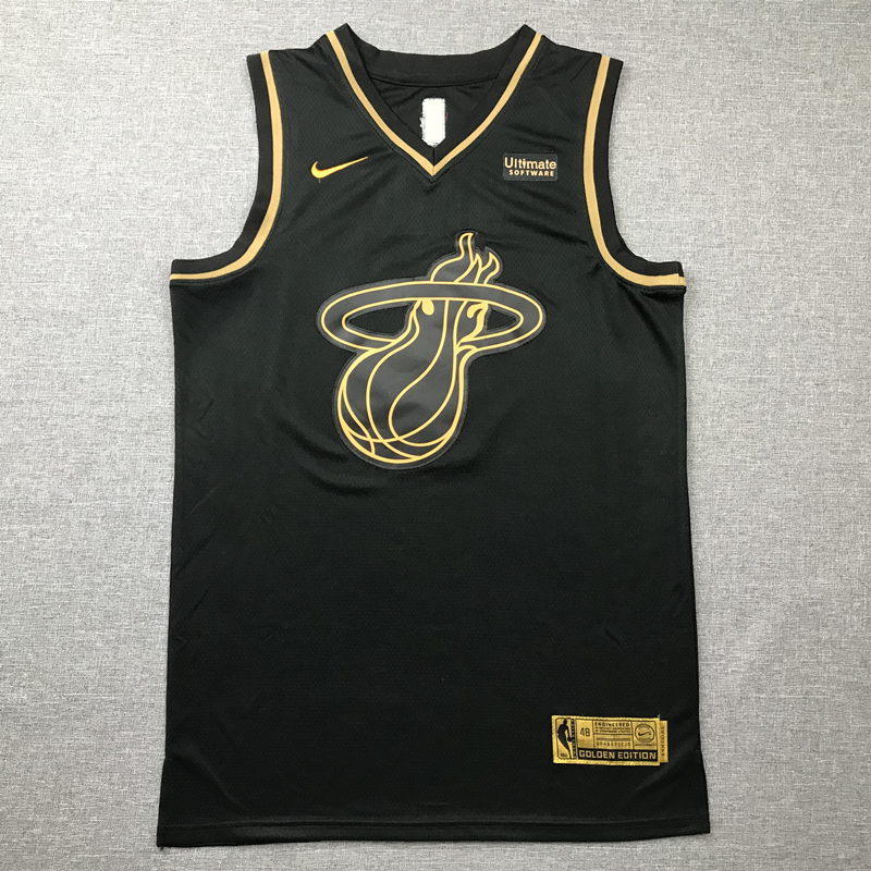 Men's Miami Heat Dwyane Wade #3 NBA Black Swingman Player Jersey