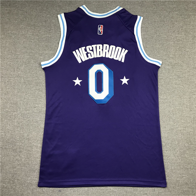 Men's Los Angeles Lakers Russell Westbrook Purple 2021/22 Swingman Jersey