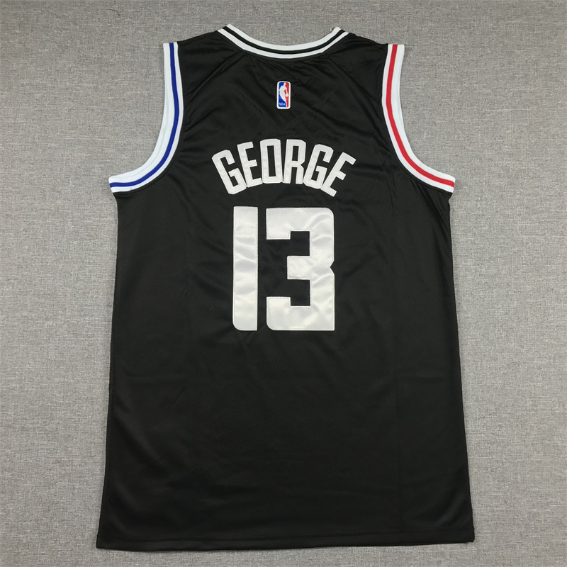 Men's LA Clippers Paul George #13 Black 2022/23 Fastbreak Jersey - City Edition