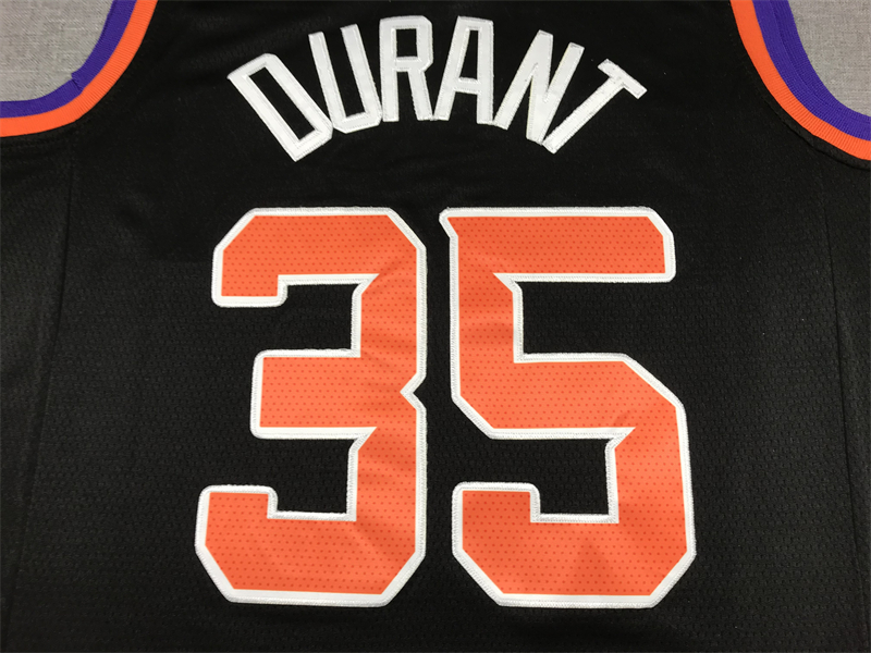 Men's Phoenix Suns Kevin Durant #35 Black 2022/23 Player Jersey