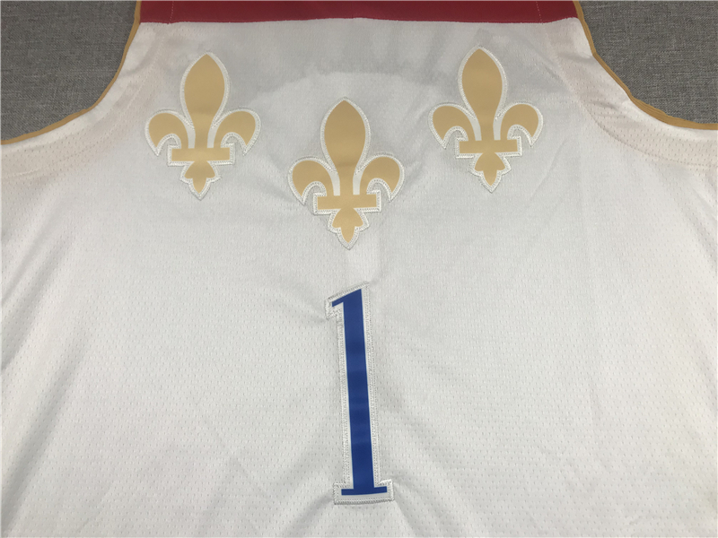 Men's New Orleans Pelicans Zion Williamson #1 White 2020/21 Swingman Jersey