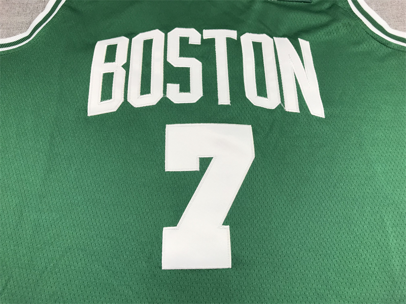 Men's Boston Celtics Jaylen Brown #7 Green 2022/23 Swingman Jersey - Icon Edition