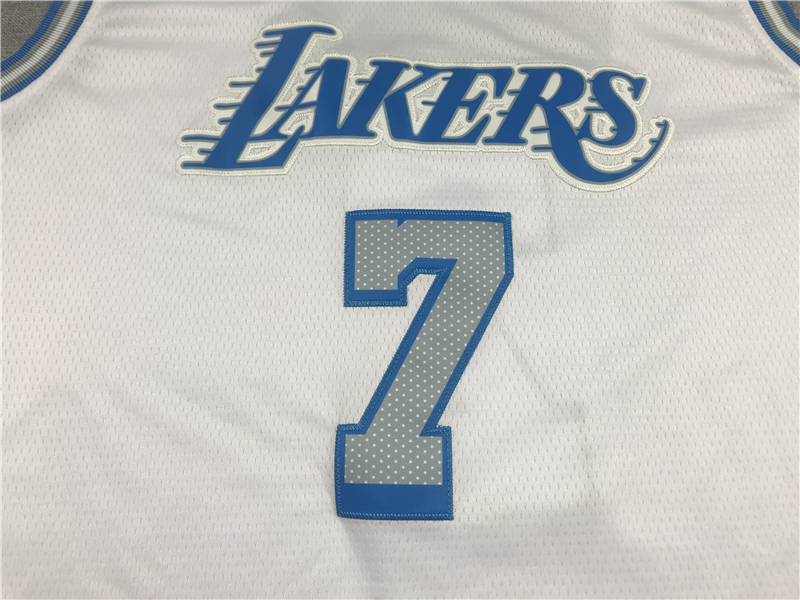 Men's Los Angeles Lakers Carmelo Anthony White Swingman Jersey - City Edition