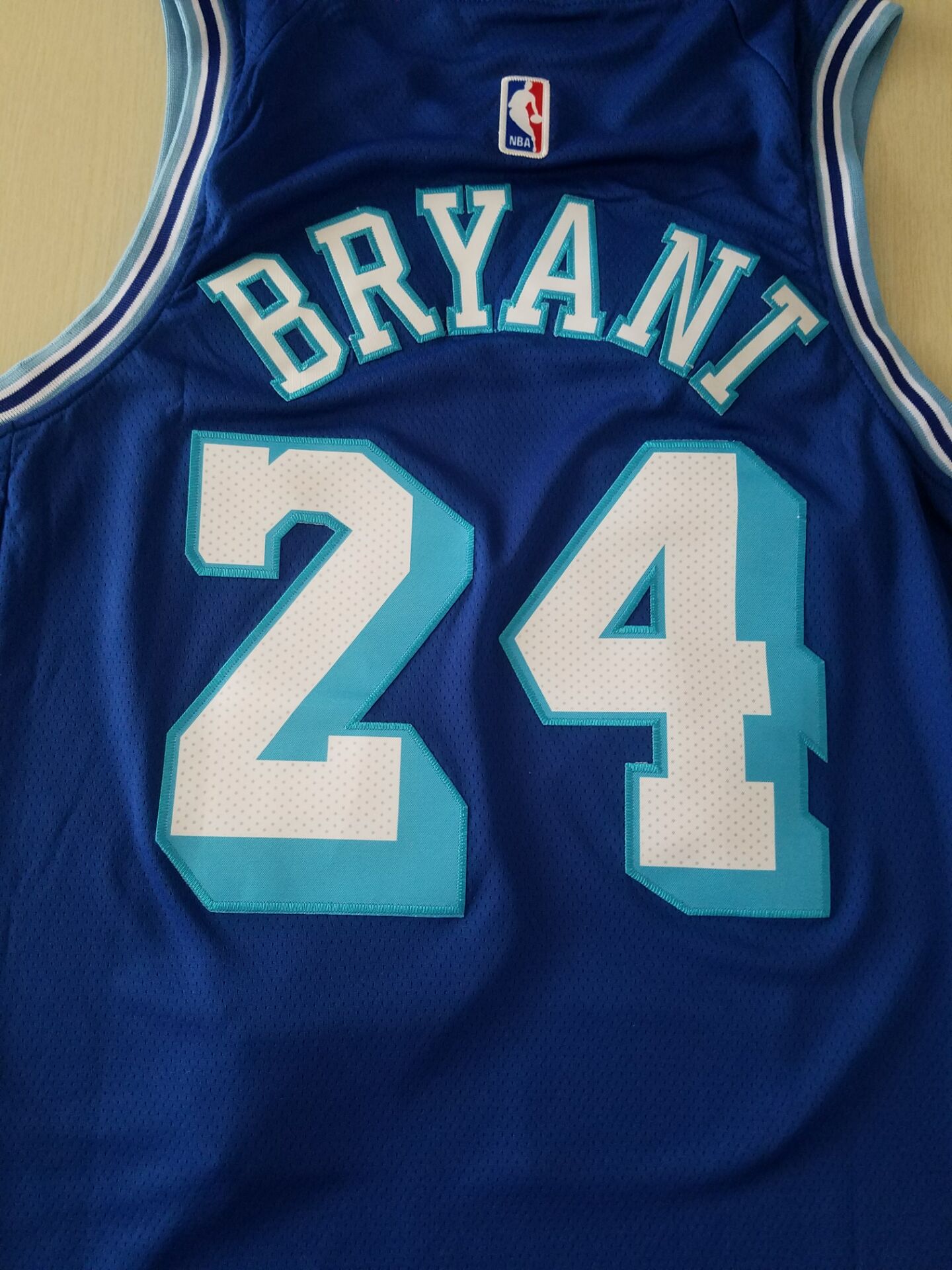 Men's Los Angeles Lakers Kobe Bryant #24 Royal Swingman Jersey