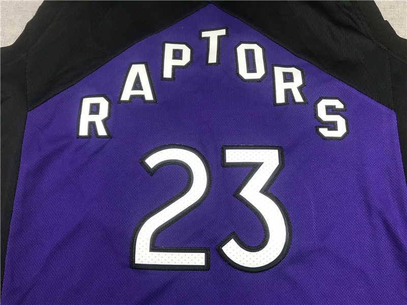 Men's Toronto Raptors Fred VanVleet Black/Purple 2020/21 Swingman Player Jersey