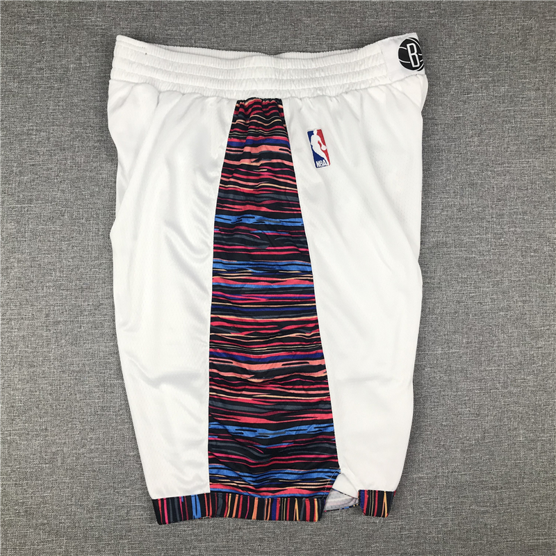 Men's Brooklyn Nets White City Edition Basketball Shorts
