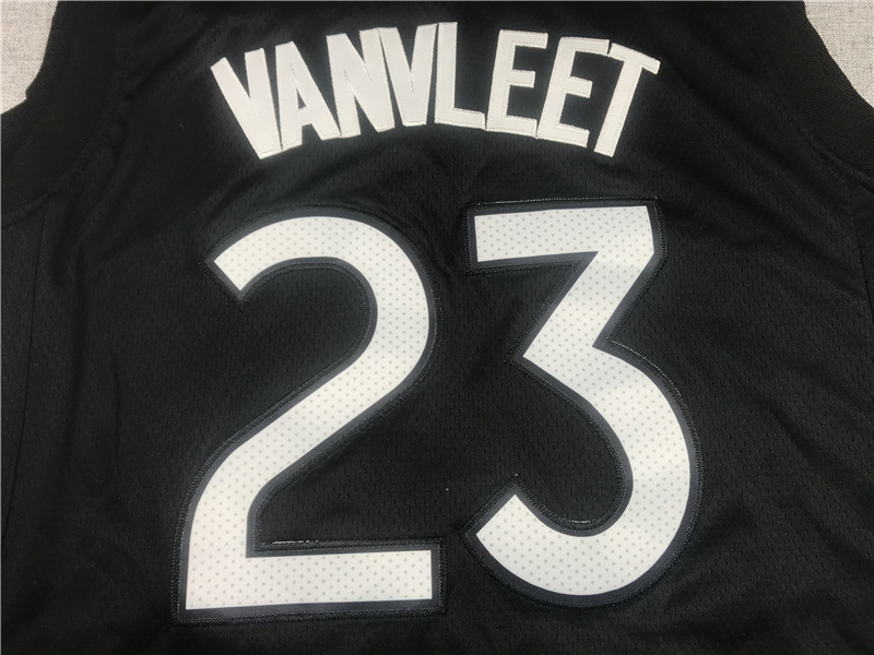 Men's Toronto Raptors Fred VanVleet Black/Purple 2020/21 Swingman Player Jersey