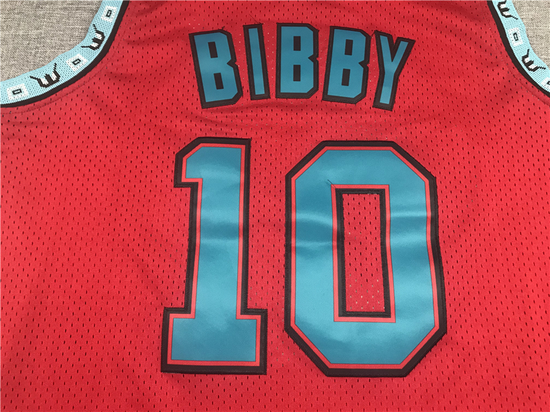 Men's Memphis Grizzlies Mike Bibby #10 Red Classics Swingman Jersey