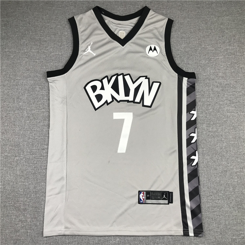 Men's Brooklyn Nets Kevin Durant Gray 2019 Fast Break Player Movement Jersey