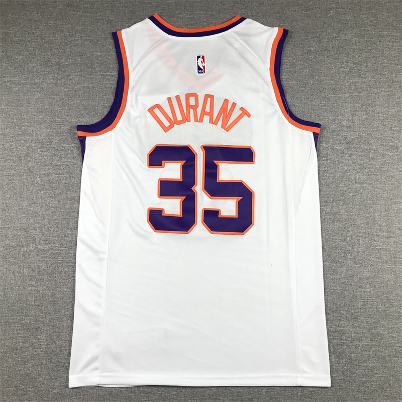 Men's Phoenix Suns Kevin Durant #35 White 2022/23 Swingman Jersey