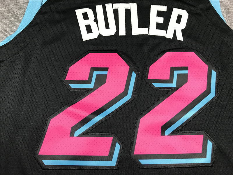 Men's Miami Heat Jimmy Butler #22 NBA Black Swingman Jersey