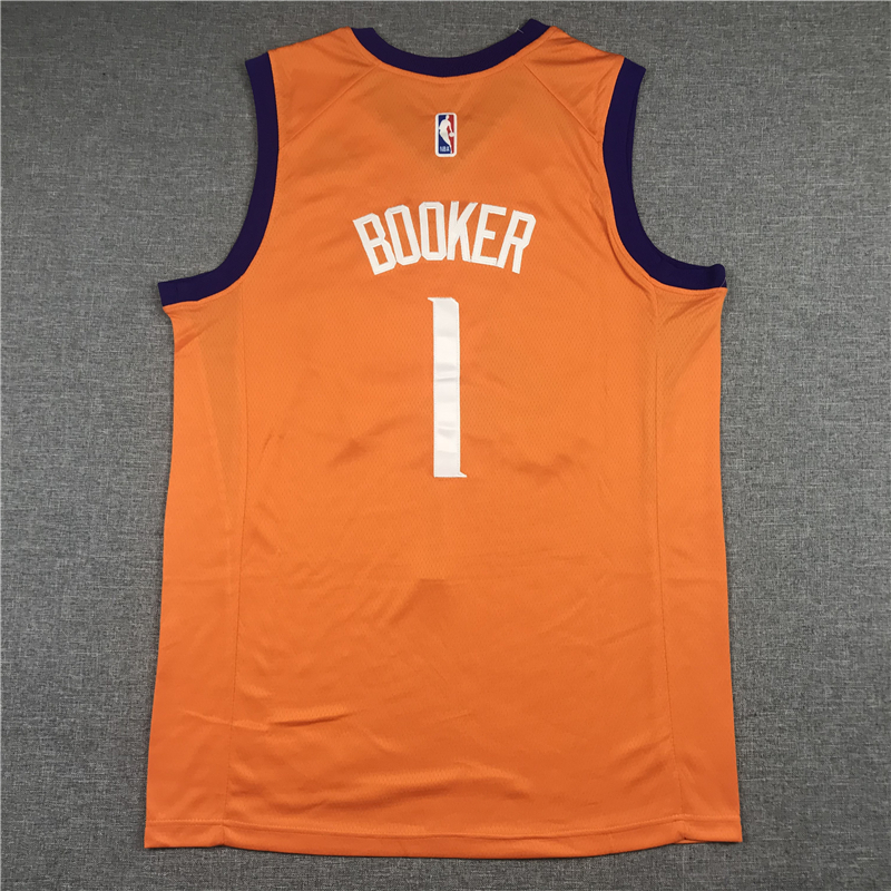 Men's Phoenix Suns Devin Booker Orange 2019/20 Fast Break Replica Player Jersey