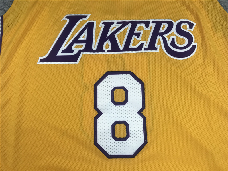 Men's Los Angeles Lakers Kobe Bryant 2000-01 Hardwood Classics Authentic Jersey