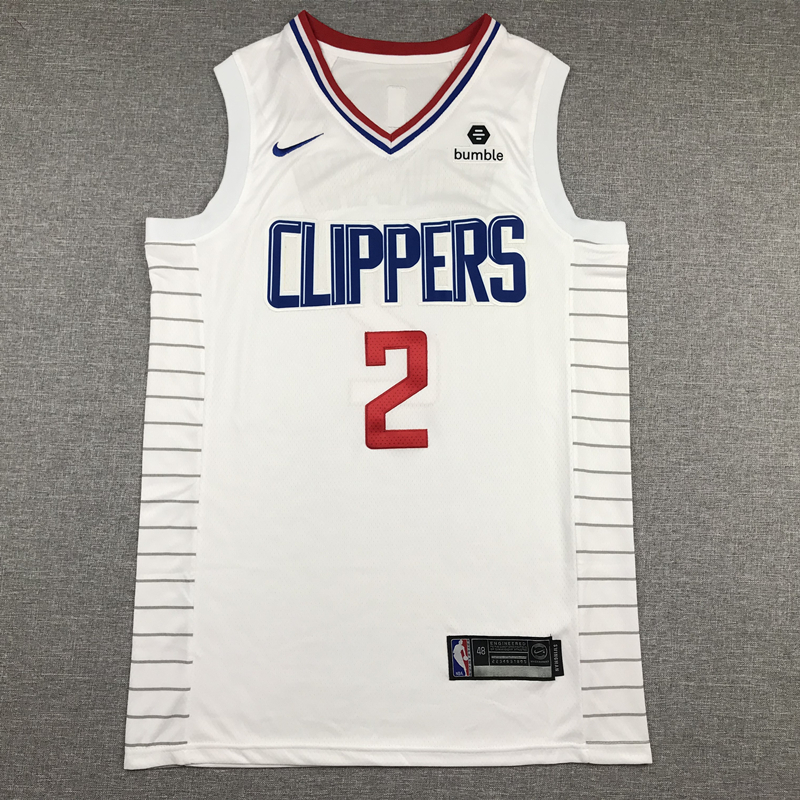 Men's LA Clippers Kawhi Leonard Nike White 2022/23 Swingman Jersey - Association Edition