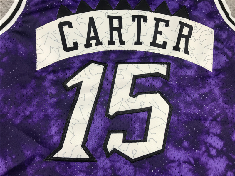 Men's Toronto Raptors Vince Carter Purple Galaxy Swingman Jersey