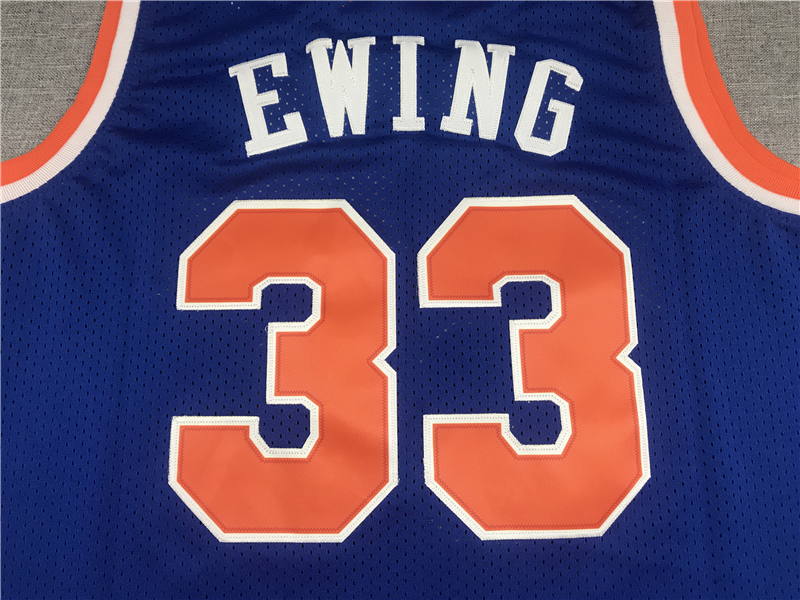 Men's New York Knicks Patrick Ewing 1991-92 Hardwood Classics Player Jersey