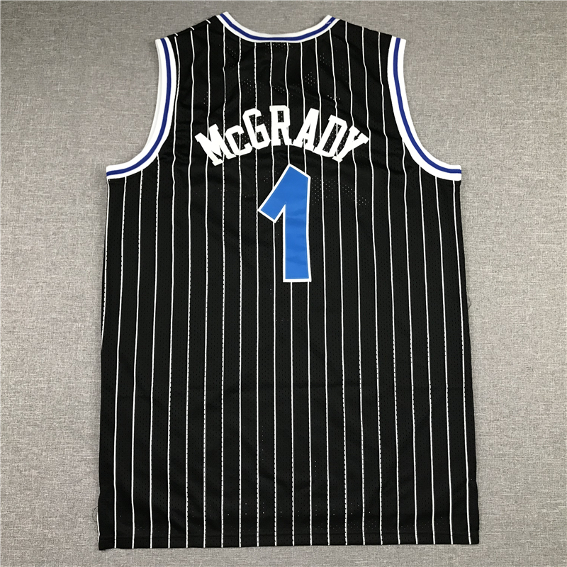 Men's Orlando Magic Tracy McGrady 2003-04 Black Hardwood Classics Swingman Jersey