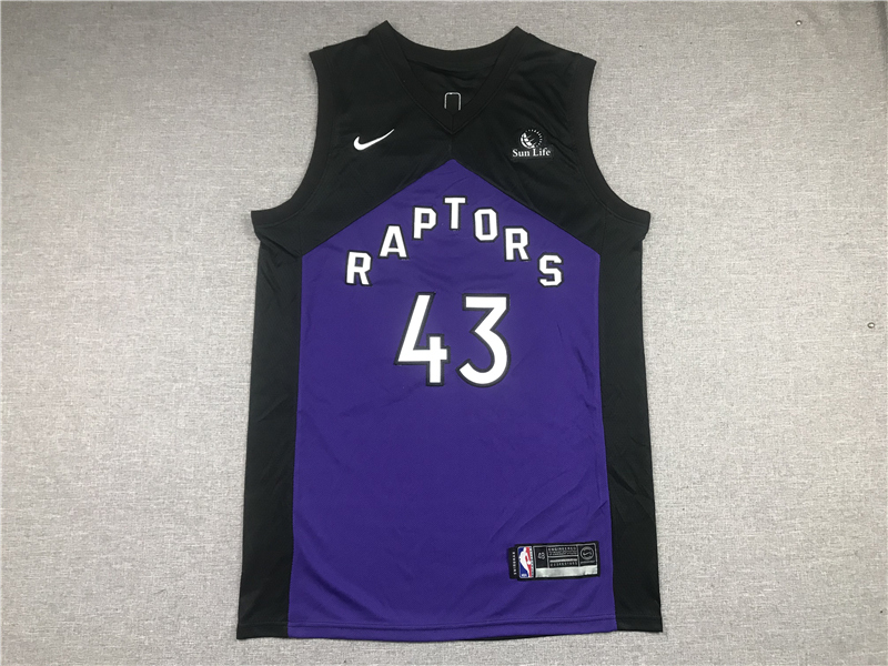 Men's Toronto Raptors Pascal Siakam Black/Purple 2020/21 Swingman Player Jersey