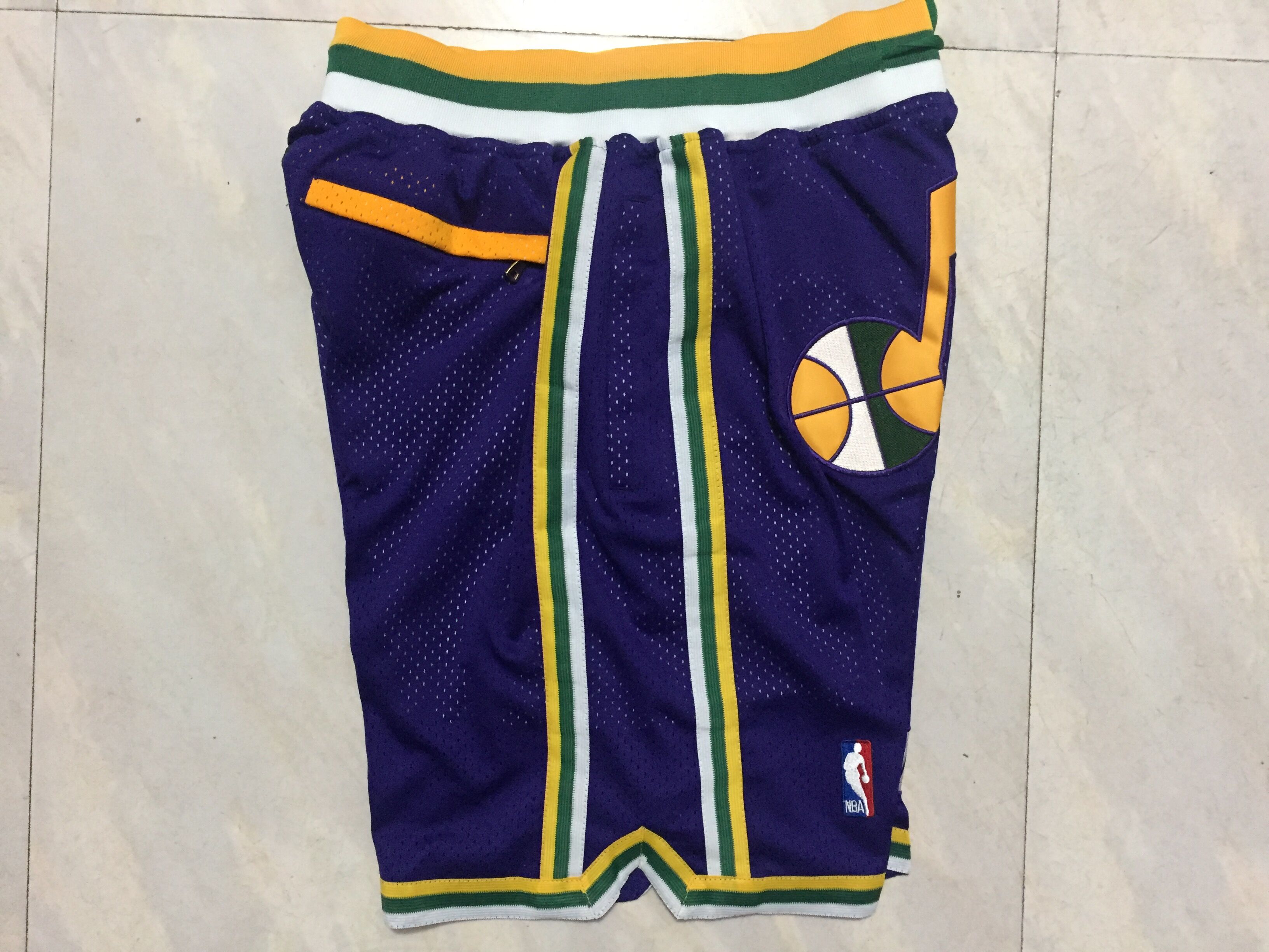 Men's Utah Jazz Purple Basketball Shorts