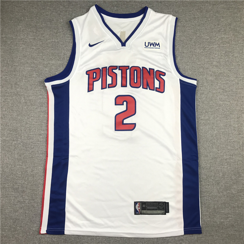 Men's Detroit Pistons Cade Cunningham White 2020/21 Swingman Fashion Jersey