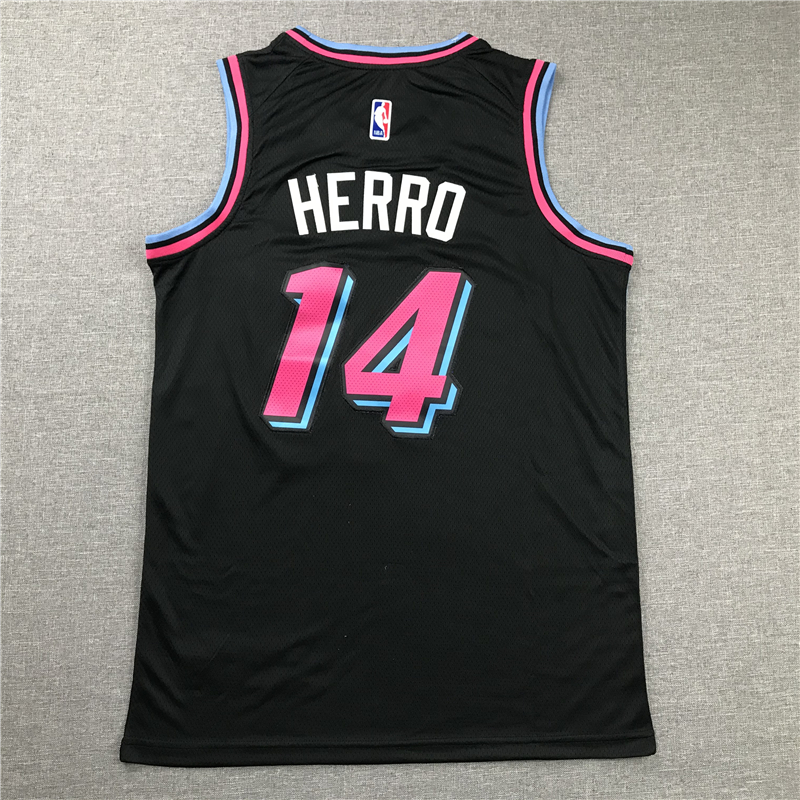 Men's Miami Heat Tyler Herro #14 Black 2020/21 Swingman Jersey