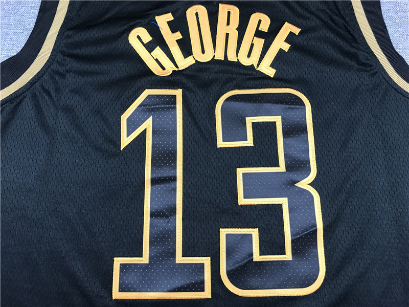 Men's LA Clippers Paul George #13 Black Swingman Player Jersey