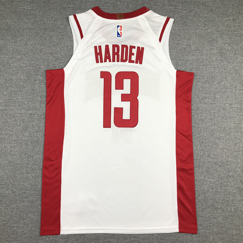 Men's Houston Rockets James Harden #13 NBA White Player Replica Jersey