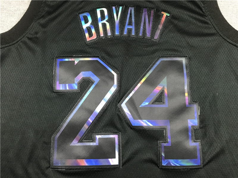 Men's Los Angeles Lakers Kobe Bryant Black #24 Swingman Jersey