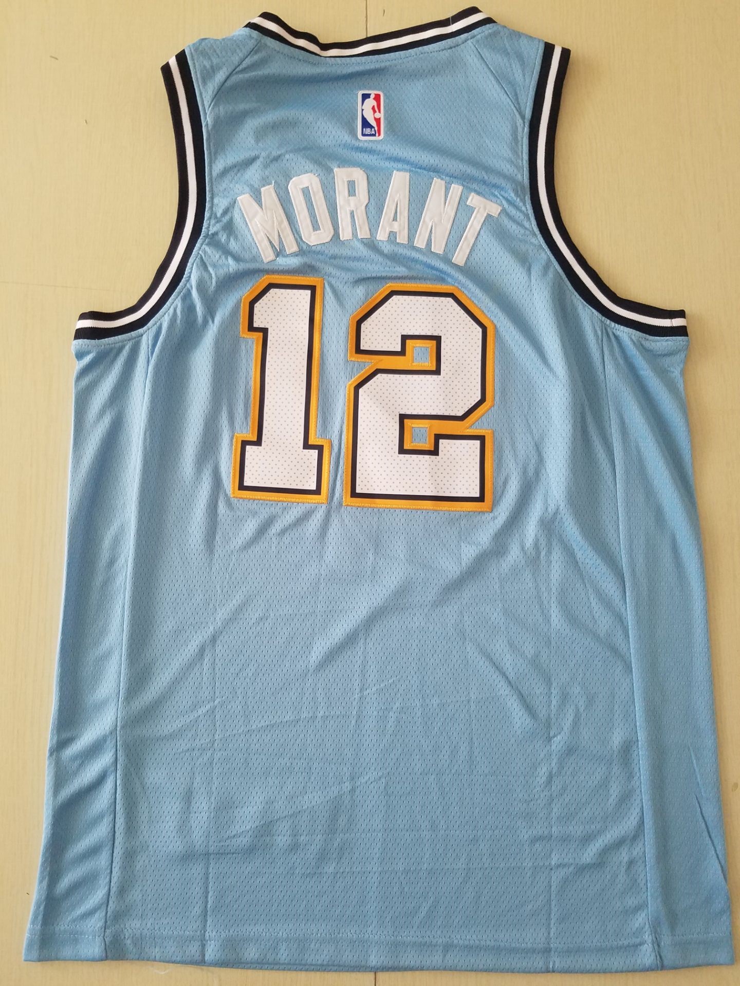 Men's Memphis Grizzlies Ja Morant #12 Blue City Edition Classic Jersey