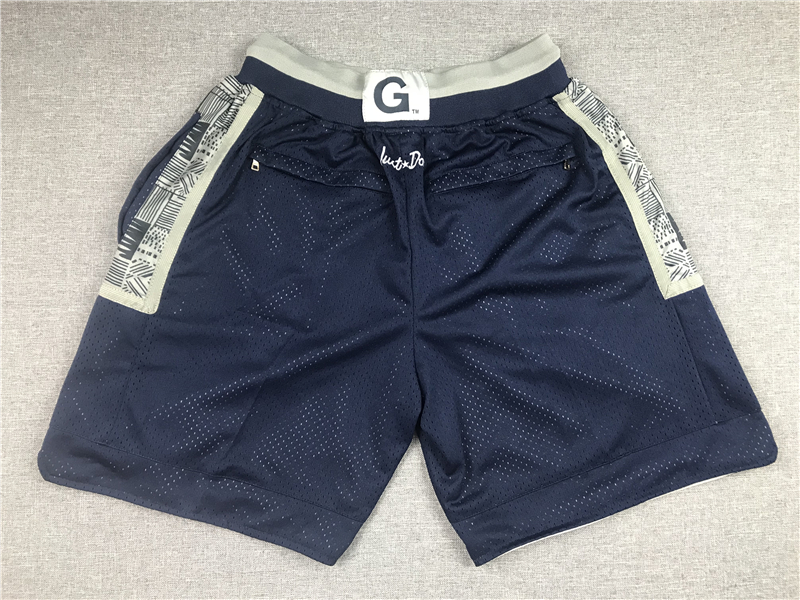 Men's Georgetown Hoyas NCAA Basketball Navy Pocket Shorts