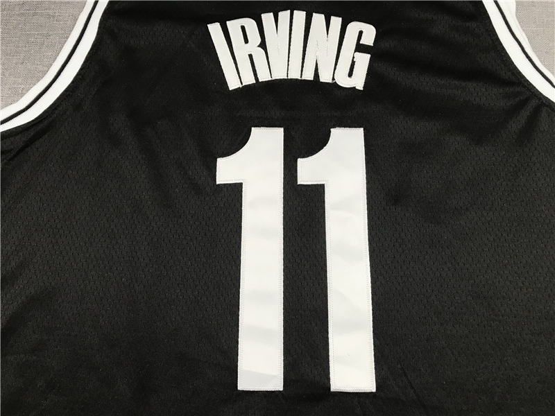 Men's Brooklyn Nets Kyrie Irving #11 Black 2022/23 Swingman Jersey - Icon Edition