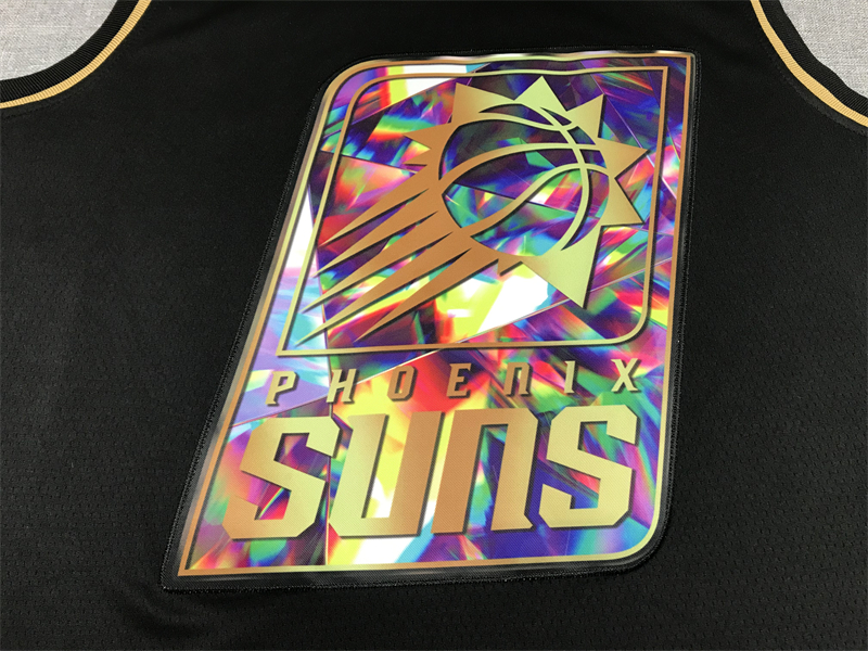 Men's Phoenix Suns Devin Booker #1 Black Swingman Player Jersey