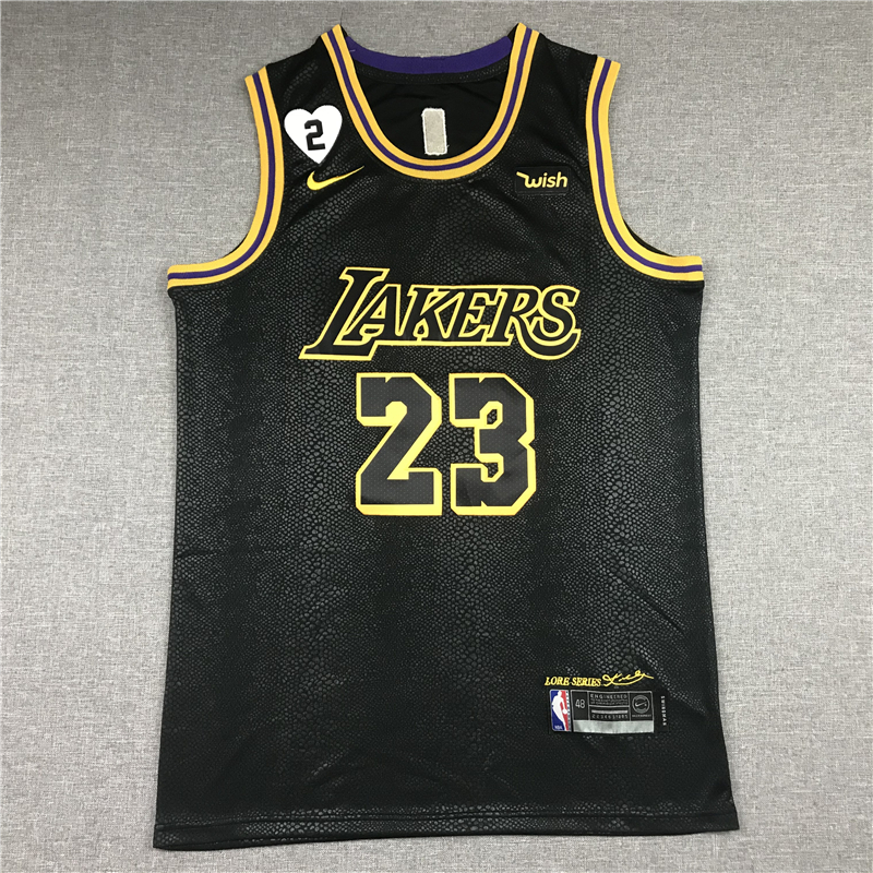 Men's Los Angeles Lakers Lebron James #23 Final Path Jersey Stitched
