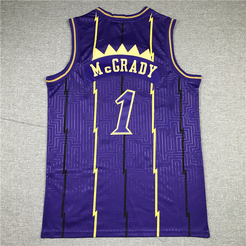Men's Toronto Raptors Tracy McGrady 1998-99 Purple Hardwood Classics Swingman Jersey